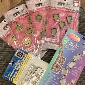 6 pkgs of jewelry designer hardware